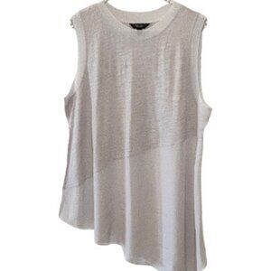 Vera Wang Cream Sleeveless Top